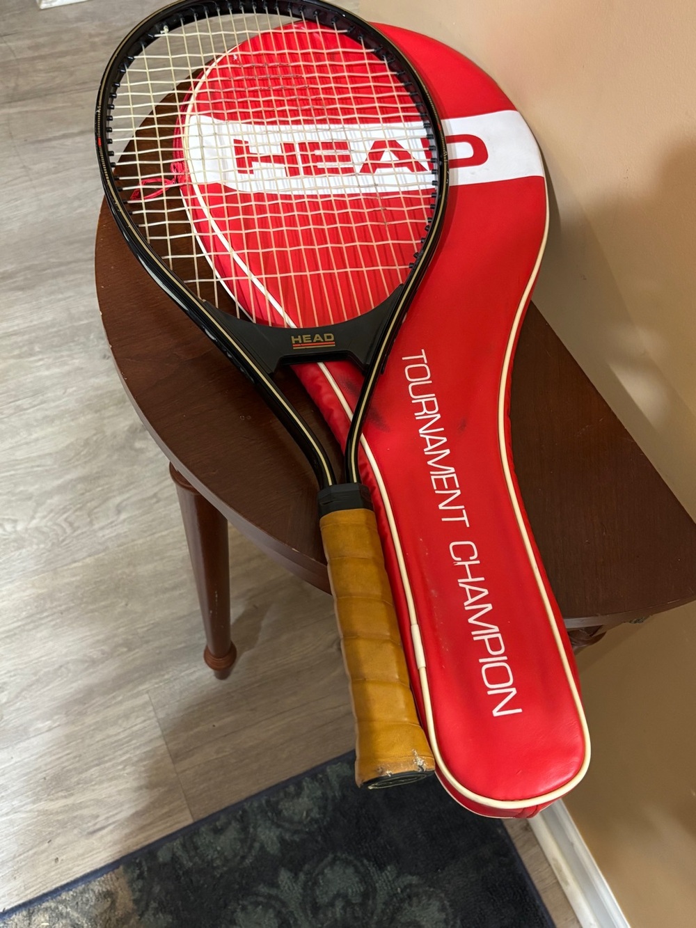 HEAD Tournament Champion Red Tennis Racket with Cover